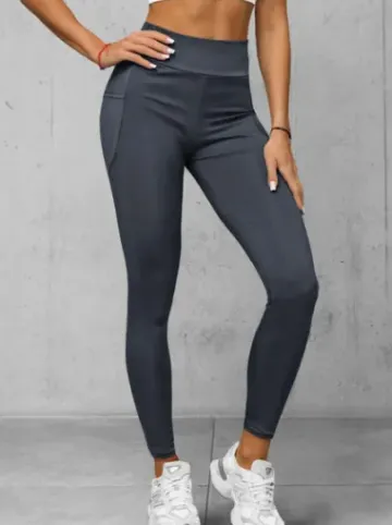 Legginsy damskie grafitowe JS/35K1606/5^Ozonee Discount