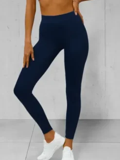 Legginsy damskie granatowe JS/1001Z^Ozonee Best