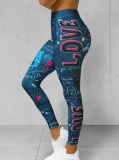 Legginsy damskie indygo O/20755Z^Ozonee Fashion