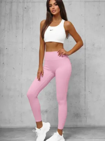 Legginsy damskie jasno-różowe O/K9-JZ^Ozonee Sale