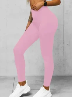 Legginsy damskie jasno-różowe O/K9-J^Ozonee Discount