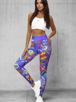 Legginsy damskie kolorowe O/20757Z^Ozonee Best