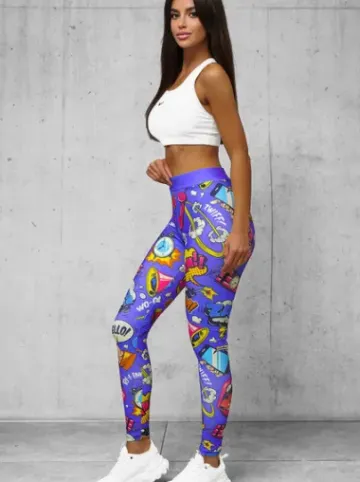 Legginsy damskie kolorowe O/20757Z^Ozonee Best