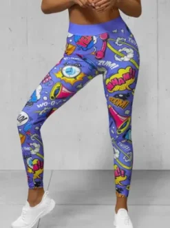 Legginsy damskie kolorowe O/20757^Ozonee Online