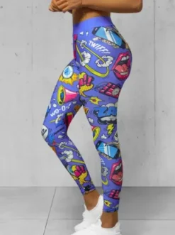 Legginsy damskie kolorowe O/20757^Ozonee Online