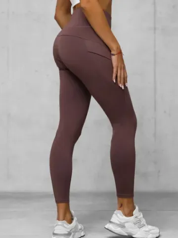 Legginsy damskie śliwkowe JS/XY24017L^Ozonee Online