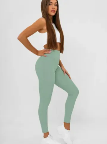 Legginsy damskie miętowe JS/17K585/127^Ozonee New