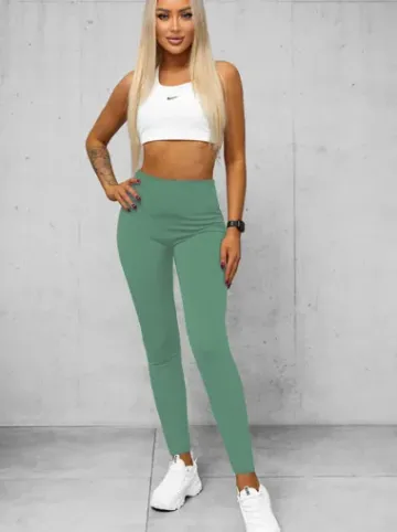 Legginsy damskie miętowe O/K9-J^Ozonee Discount