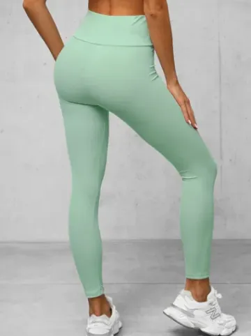 Legginsy damskie miętowe O/ZCH2280^Ozonee Online