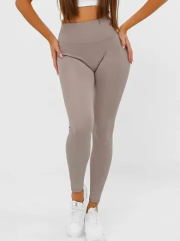 Legginsy damskie mokka JS/17K580/5^Ozonee Fashion