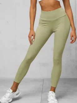 Legginsy damskie oliwkowe O/ZCH2280^Ozonee New