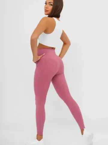 Legginsy damskie różowe JS/17K585/111^Ozonee Online