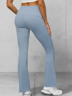 Legginsy damskie z szeroką nogawką jasno-niebieskie JS/17K588/9^Ozonee Discount