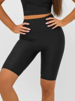 Legginsy krótkie damskie kolarki czarne JS/17K597/3^Ozonee Hot