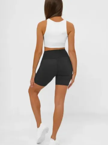 Legginsy krótkie damskie kolarki czarne JS/XY24026S^Ozonee Discount