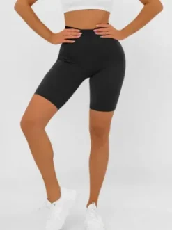 Legginsy krótkie damskie kolarki czarne JS/17K583/3^Ozonee Online