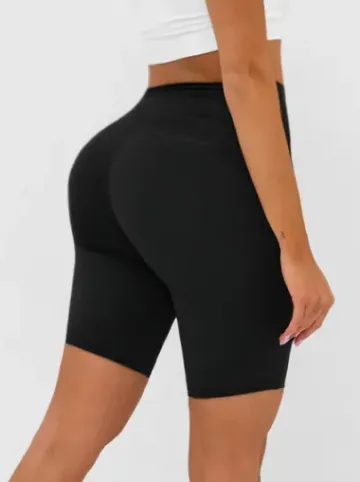 Legginsy krótkie damskie kolarki czarne JS/17K583/3^Ozonee Online