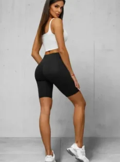 Legginsy krótkie damskie kolarki czarne JS/17K555/3^Ozonee Clearance