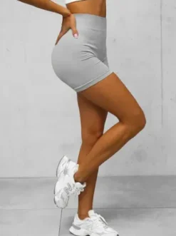 Legginsy krótkie damskie kolarki szare O/ZL-037^Ozonee Hot