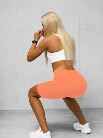 Legginsy krótkie damskie kolarki łososiowe O/K5-J^Ozonee Discount