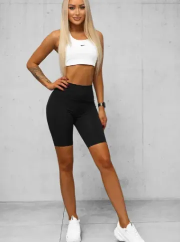 Legginsy krótkie damskie kolarki czarne O/K5-J^Ozonee New