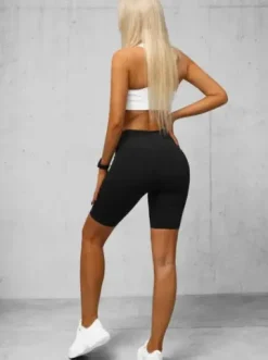 Legginsy krótkie damskie kolarki czarne O/K5-J^Ozonee New