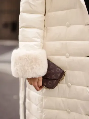 Płaszcz zimowy damski beżowy JS/5M3160/254/BZ^Ozonee Fashion