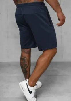 Spodenki dresowe męskie granatowe JS/17K532/25^Ozonee Fashion