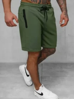 Spodenki dresowe męskie khaki JS/17K532/29^Ozonee Online