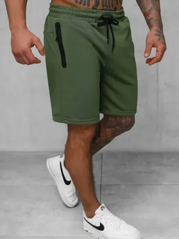 Spodenki dresowe męskie khaki JS/17K532/29^Ozonee Online
