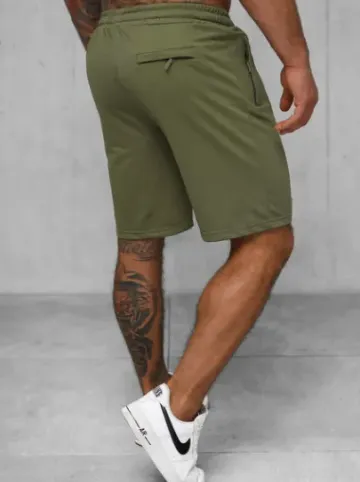 Spodenki dresowe męskie khaki JS/8K1551/29^Ozonee Best