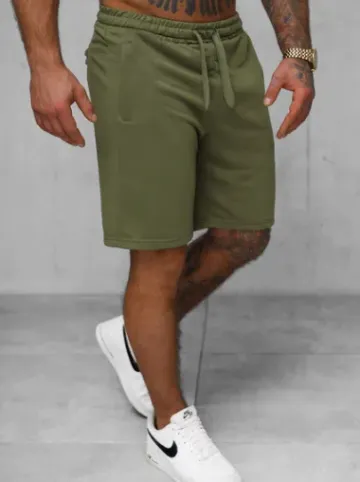 Spodenki dresowe męskie khaki JS/8K1551/29^Ozonee Best