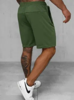 Spodenki dresowe męskie khaki JS/17K533/29^Ozonee Discount