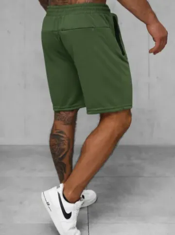 Spodenki dresowe męskie khaki JS/17K533/29^Ozonee Discount
