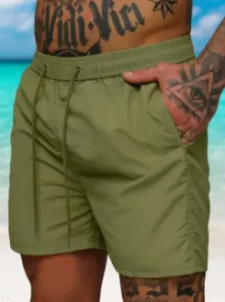 Spodenki kąpielowe męskie khaki JS/XL018/24^Ozonee Hot