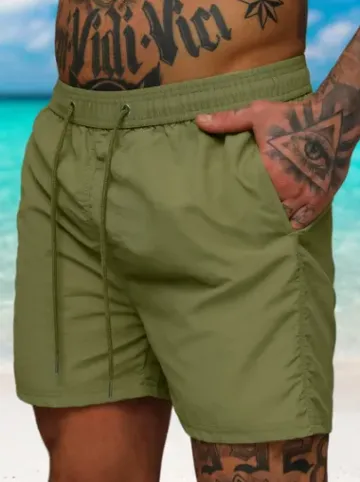 Spodenki kąpielowe męskie khaki JS/XL018/24^Ozonee Hot