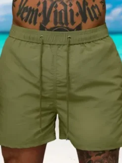 Spodenki kąpielowe męskie khaki JS/XL018/24^Ozonee Hot