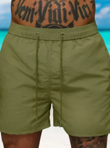 Spodenki kąpielowe męskie khaki JS/XL018/24^Ozonee Hot