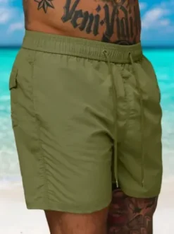 Spodenki kąpielowe męskie khaki JS/XL018/24^Ozonee Hot