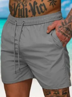 Spodenki kąpielowe męskie szare JS/XL018/2^Ozonee Fashion