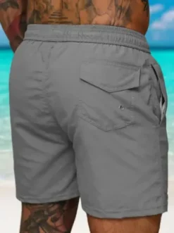 Spodenki kąpielowe męskie szare JS/XL018/2^Ozonee Fashion