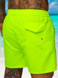 Spodenki kąpielowe męskie żółto-neonowe JS/XL018/81^Ozonee New