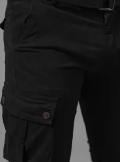 Spodenki męskie chino czarne T/BB70012/1Z^Ozonee Discount