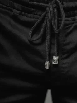 Spodenki męskie chino czarne NB/MP0266N^Ozonee Fashion