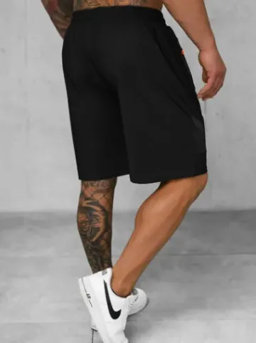 Spodenki sportowe męskie czarne JS/12K1801/3^Ozonee Online