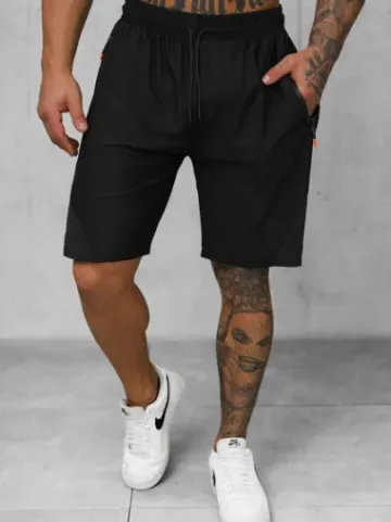 Spodenki sportowe męskie czarne JS/12K1800/3^Ozonee Outlet