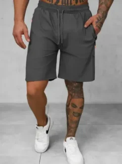 Spodenki sportowe męskie grafitowe JS/12K1802/5^Ozonee New