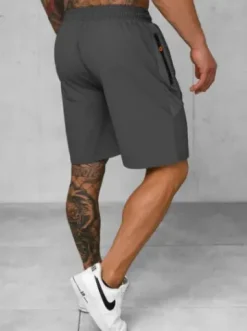 Spodenki sportowe męskie grafitowe JS/12K1802/5^Ozonee New