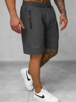 Spodenki sportowe męskie grafitowe JS/12K1801/5^Ozonee Hot