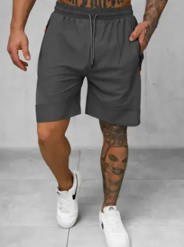 Spodenki sportowe męskie grafitowe JS/12K1801/5^Ozonee Hot